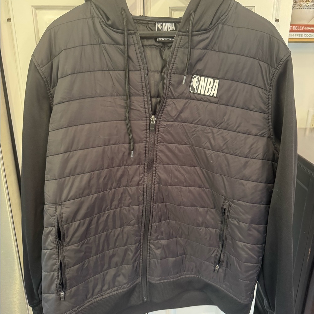 NBA Quilted Zip Hoodie Jacket – Men’s XL